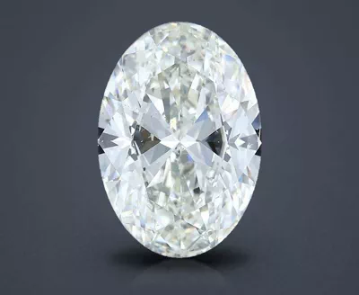 4.00ct I SI1 Rare Carat Ideal Cut Oval Diamond