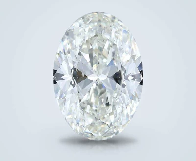 4.00ct I SI1 Rare Carat Ideal Cut Oval Diamond