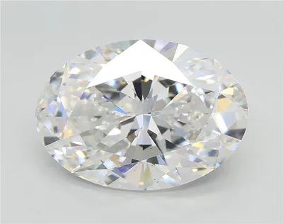 4.01ct F VS2 Rare Carat Ideal Cut Oval Lab Grown Diamond