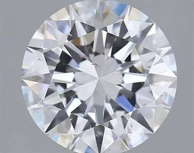 2.81ct E SI1 Rare Carat Ideal Cut Round Diamond