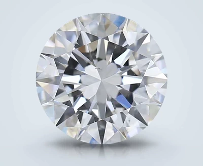2.81ct E SI1 Rare Carat Ideal Cut Round Diamond