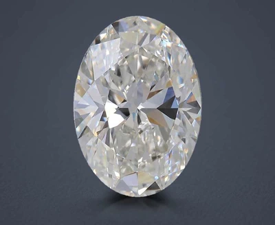 2.52ct F VVS2 Rare Carat Ideal Cut Oval Lab Grown Diamond
