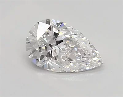 0.73ct D VVS2 Rare Carat Ideal Cut Pear Lab Grown Diamond