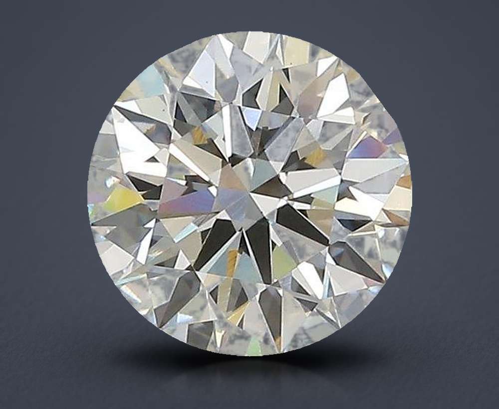 2.09ct J VS1 Rare Carat Ideal Cut Round Lab Grown Diamond