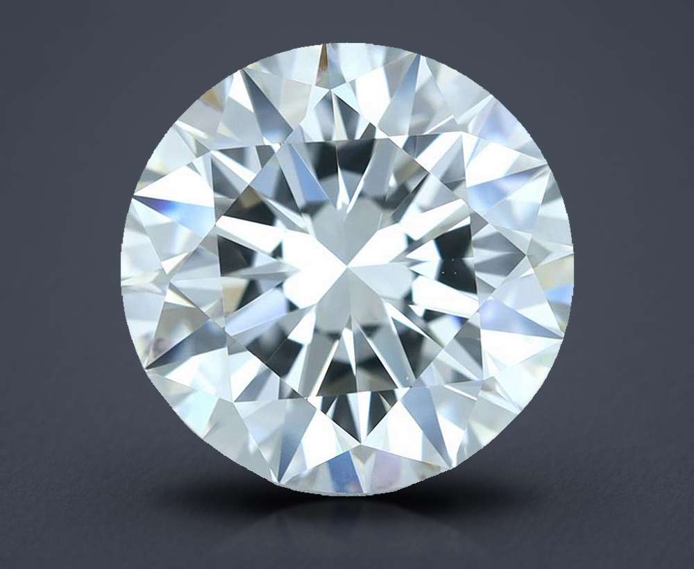 3.50ct I VVS2 Rare Carat Ideal Cut Round Diamond