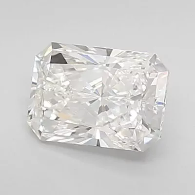 1.51ct F VVS2 Very Good Cut Radiant Lab Grown Diamond