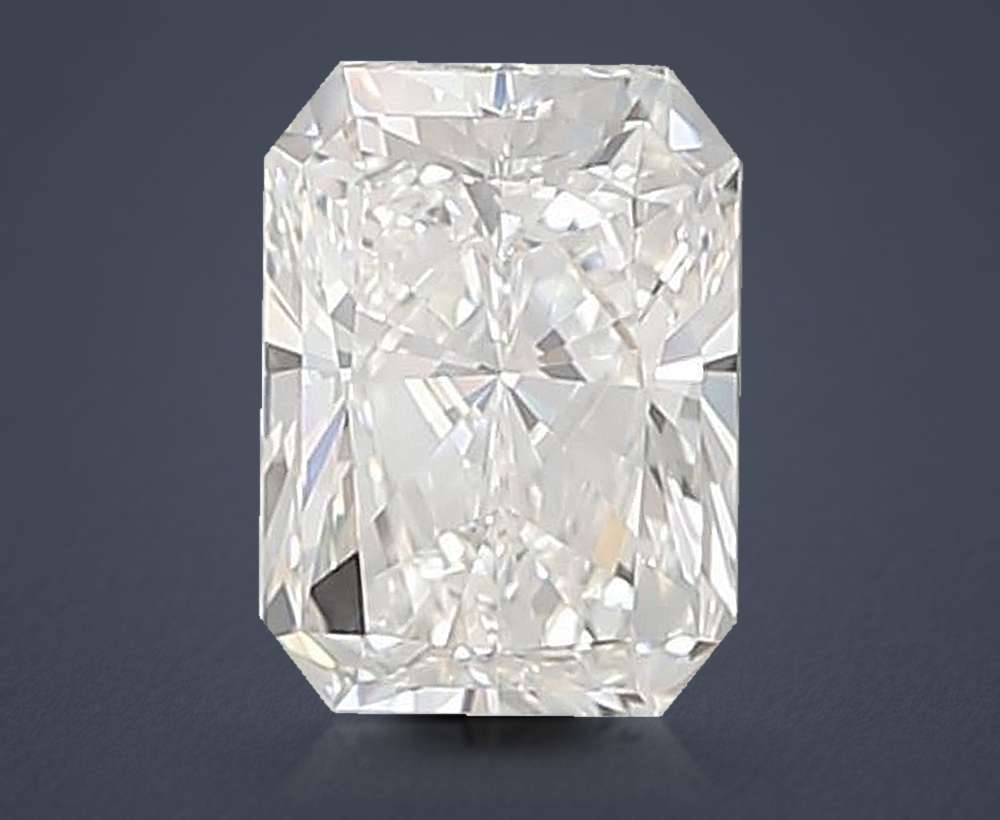 1.51ct F VVS2 Very Good Cut Radiant Lab Grown Diamond
