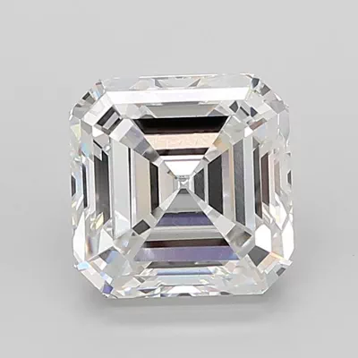 6.02ct E VS1 Rare Carat Ideal Cut Asscher Lab Grown Diamond