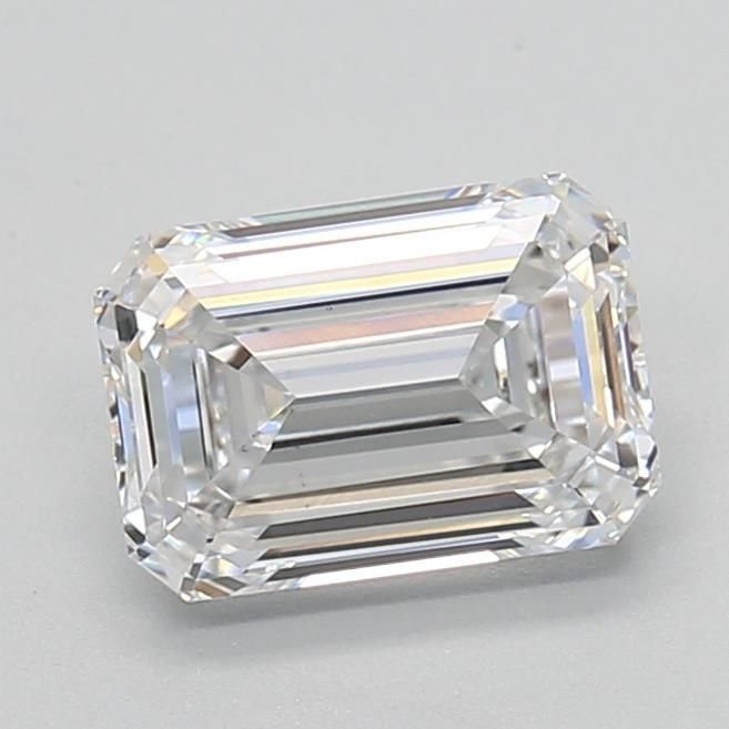 1.56ct D VS1 Rare Carat Ideal Cut Emerald Lab Grown Diamond