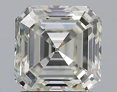 1.70ct K SI1 Excellent Cut Asscher Diamond