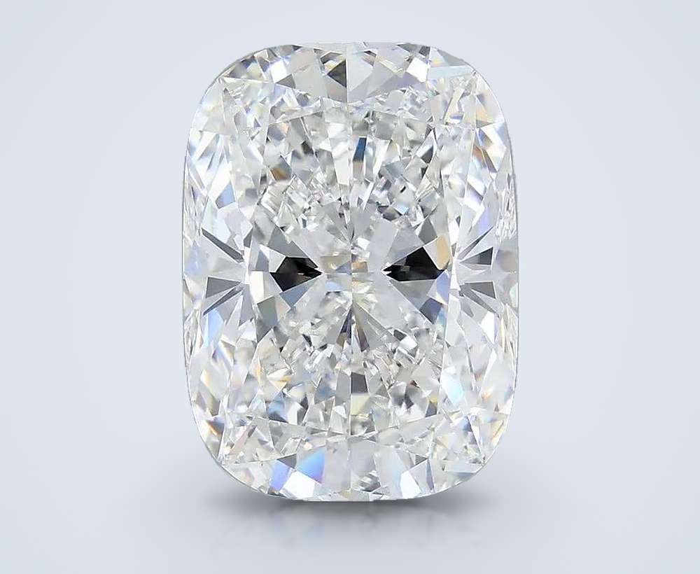 14.09ct F VVS2 Rare Carat Ideal Cut Cushion Lab Grown Diamond