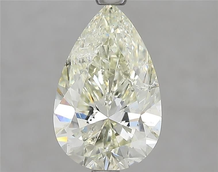 2.50ct K SI2 Rare Carat Ideal Cut Pear Diamond