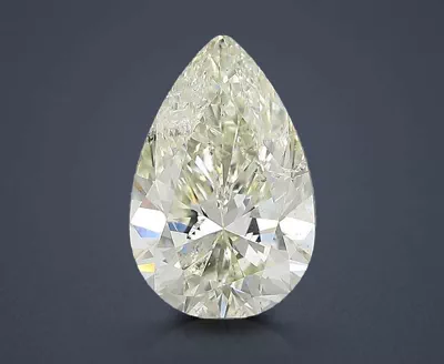2.50ct K SI2 Rare Carat Ideal Cut Pear Diamond