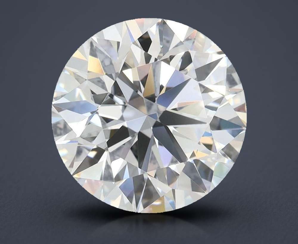 3.36ct D VVS1 Rare Carat Ideal Cut Round Lab Grown Diamond