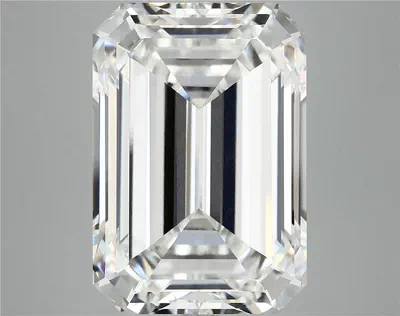 12.71ct F VVS2 Excellent Cut Emerald Lab Grown Diamond