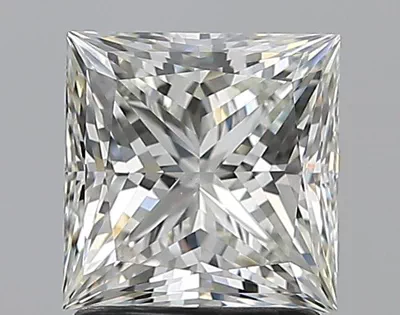 1.73ct J VS2 Rare Carat Ideal Cut Princess Diamond