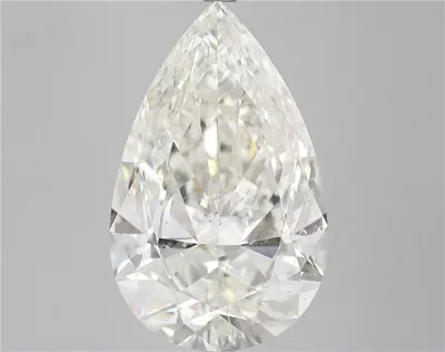 10.04ct H SI1 Rare Carat Ideal Cut Pear Diamond
