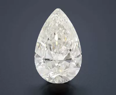 10.04ct H SI1 Rare Carat Ideal Cut Pear Diamond