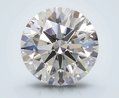 3.09ct E VS1 Rare Carat Ideal Cut Round Lab Grown Diamond