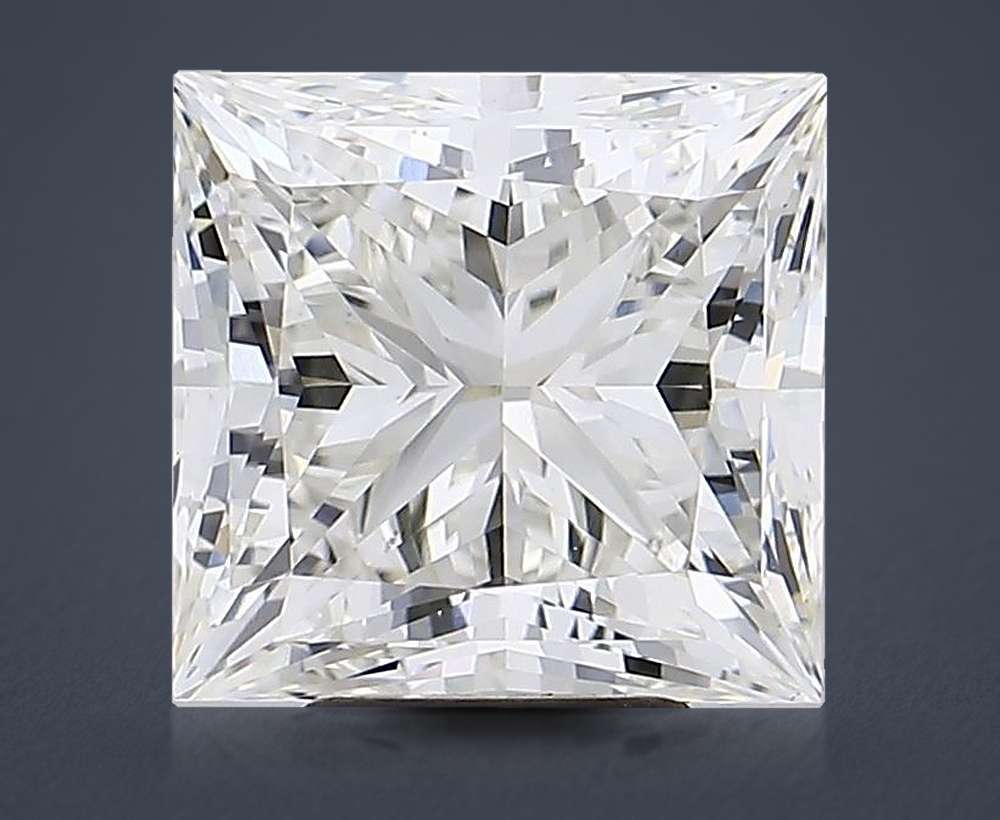 6.02ct G VS1 Rare Carat Ideal Cut Princess Lab Grown Diamond