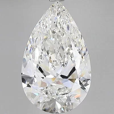 15.07ct F VVS2 Rare Carat Ideal Cut Pear Lab Grown Diamond