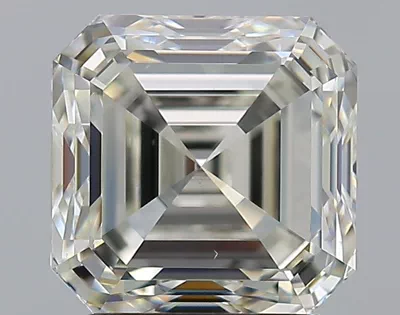 2.50ct J VS2 Very Good Cut Asscher Diamond