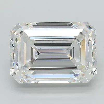 4.02ct E VS1 Rare Carat Ideal Cut Emerald Lab Grown Diamond