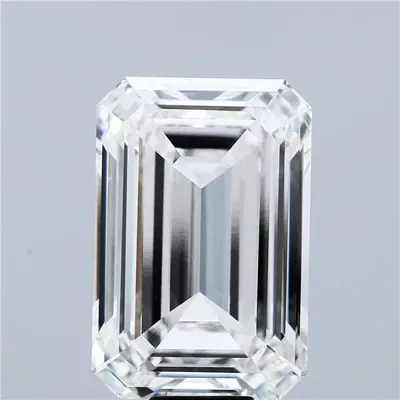 17.06ct G VVS2 Rare Carat Ideal Cut Emerald Lab Grown Diamond