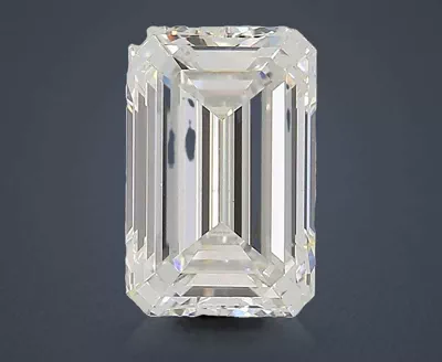 2.57ct F VS1 Rare Carat Ideal Cut Emerald Lab Grown Diamond