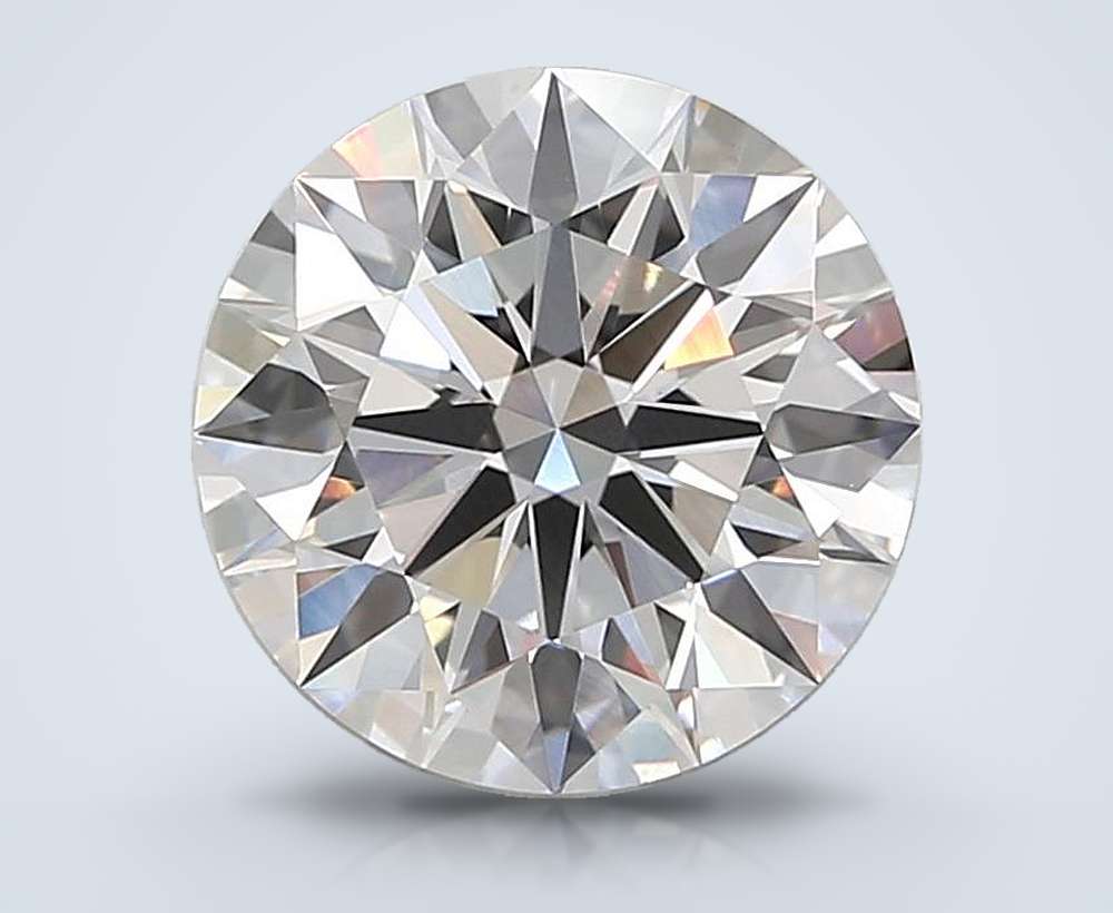 4.04ct E VVS2 Rare Carat Ideal Cut Round Lab Grown Diamond