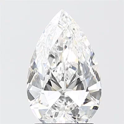1.58ct E VS1 Excellent Cut Pear Lab Grown Diamond