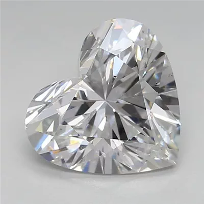 2.88ct F VS2 Very Good Cut Heart Lab Grown Diamond
