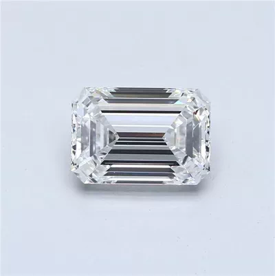 3.02ct E VVS2 Rare Carat Ideal Cut Emerald Diamond