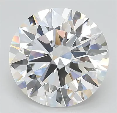 3.43ct E IF Rare Carat Ideal Cut Round Lab Grown Diamond