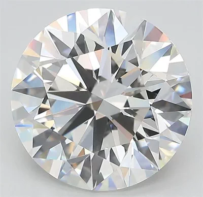 4.21ct F IF Rare Carat Ideal Cut Round Lab Grown Diamond