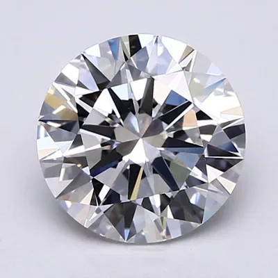 3.20ct E VVS2 Rare Carat Ideal Cut Round Lab Grown Diamond