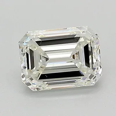 0.90ct I VS2 Rare Carat Ideal Cut Emerald Diamond