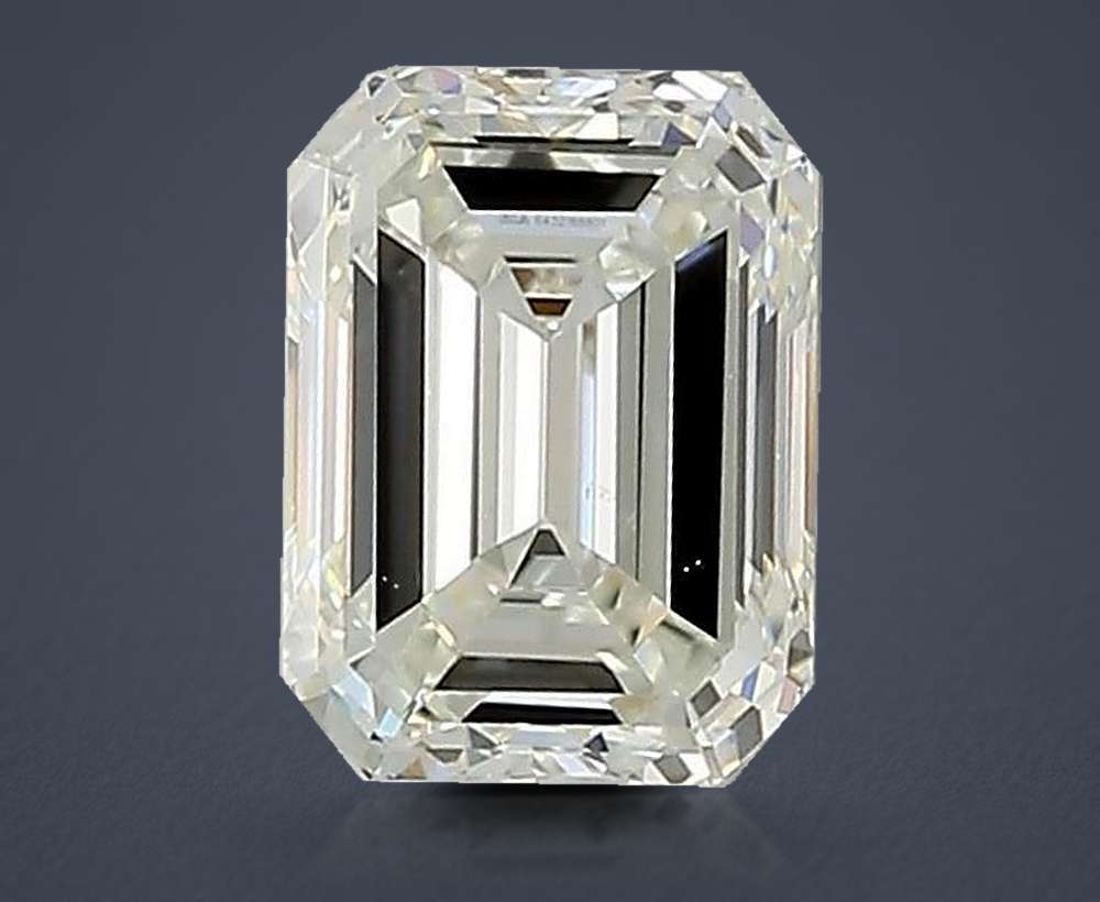 0.90ct I VS2 Rare Carat Ideal Cut Emerald Diamond
