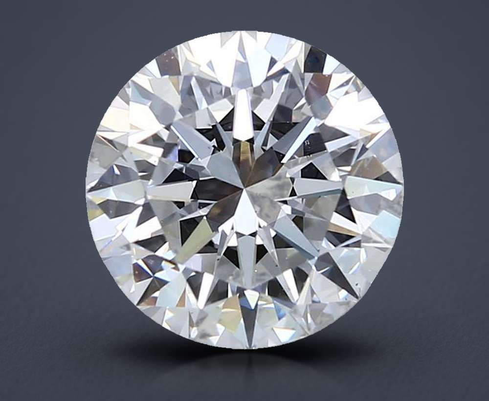 3.01ct E VS2 Excellent Cut Round Lab Grown Diamond