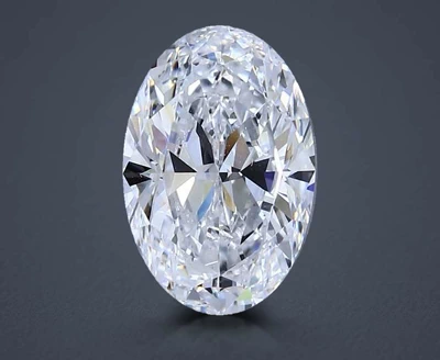 3.03ct D SI1 Excellent Cut Oval Diamond