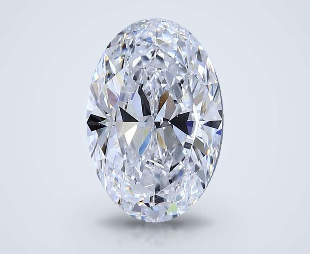 3.03ct D SI1 Excellent Cut Oval Diamond