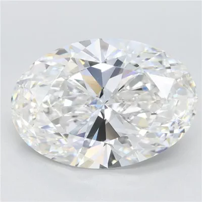 6.32ct F VVS2 Rare Carat Ideal Cut Oval Lab Grown Diamond