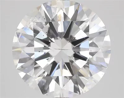 5.02ct D SI2 Rare Carat Ideal Cut Round Diamond