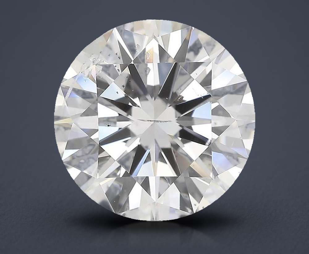 5.02ct D SI2 Rare Carat Ideal Cut Round Diamond