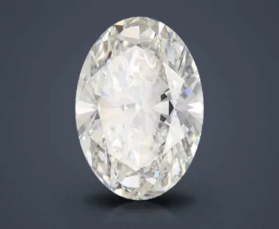 5.05ct H VS2 Rare Carat Ideal Cut Oval Lab Grown Diamond