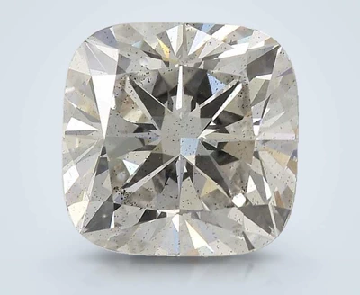 3.09ct H SI2 Rare Carat Ideal Cut Cushion Lab Grown Diamond