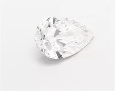 6.02ct I SI1 Rare Carat Ideal Cut Pear Diamond