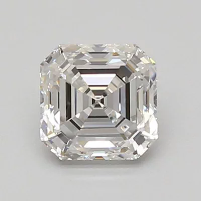 1.09ct E VS1 Rare Carat Ideal Cut Asscher Lab Grown Diamond