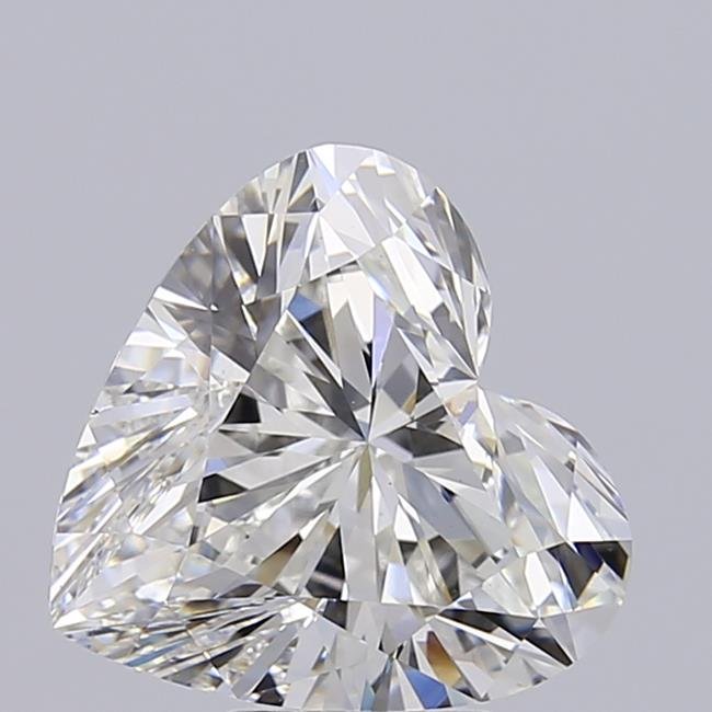 5.04ct F VS1 Rare Carat Ideal Cut Heart Lab Grown Diamond