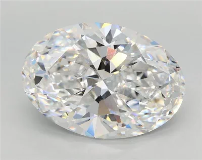 4.34ct D VVS2 Rare Carat Ideal Cut Oval Lab Grown Diamond